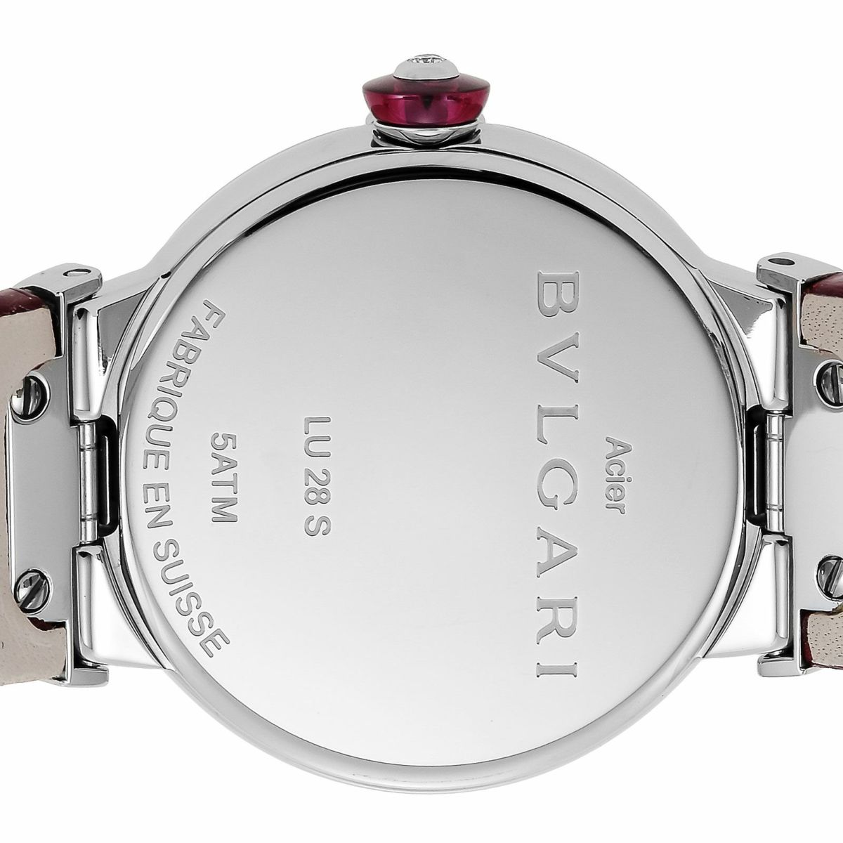 BVLGARIブルガリ 【OUTLET】 ルチェア / LU28C2SL/12<br>小傷あり<br>付属品なし<br>（箱無し/ベルト裏一部着色）