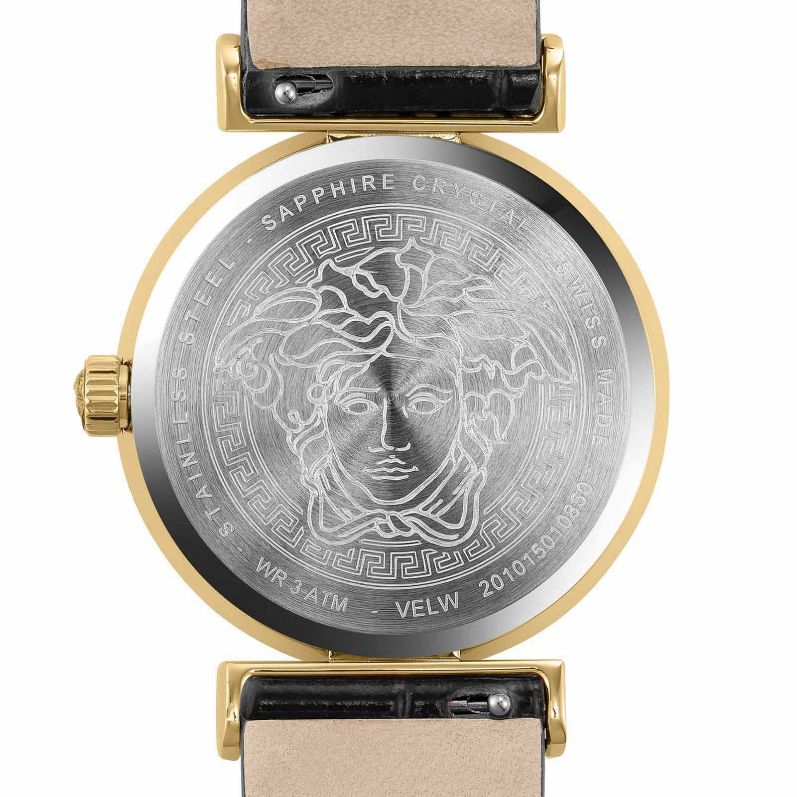 VERSACE ヴェルサーチェ 【OUTLET】 ミーアンダー / VELW01122<br>微細な傷あり<br>付属品なし<br>(化粧箱なし/9時位置ケース横に傷あり)