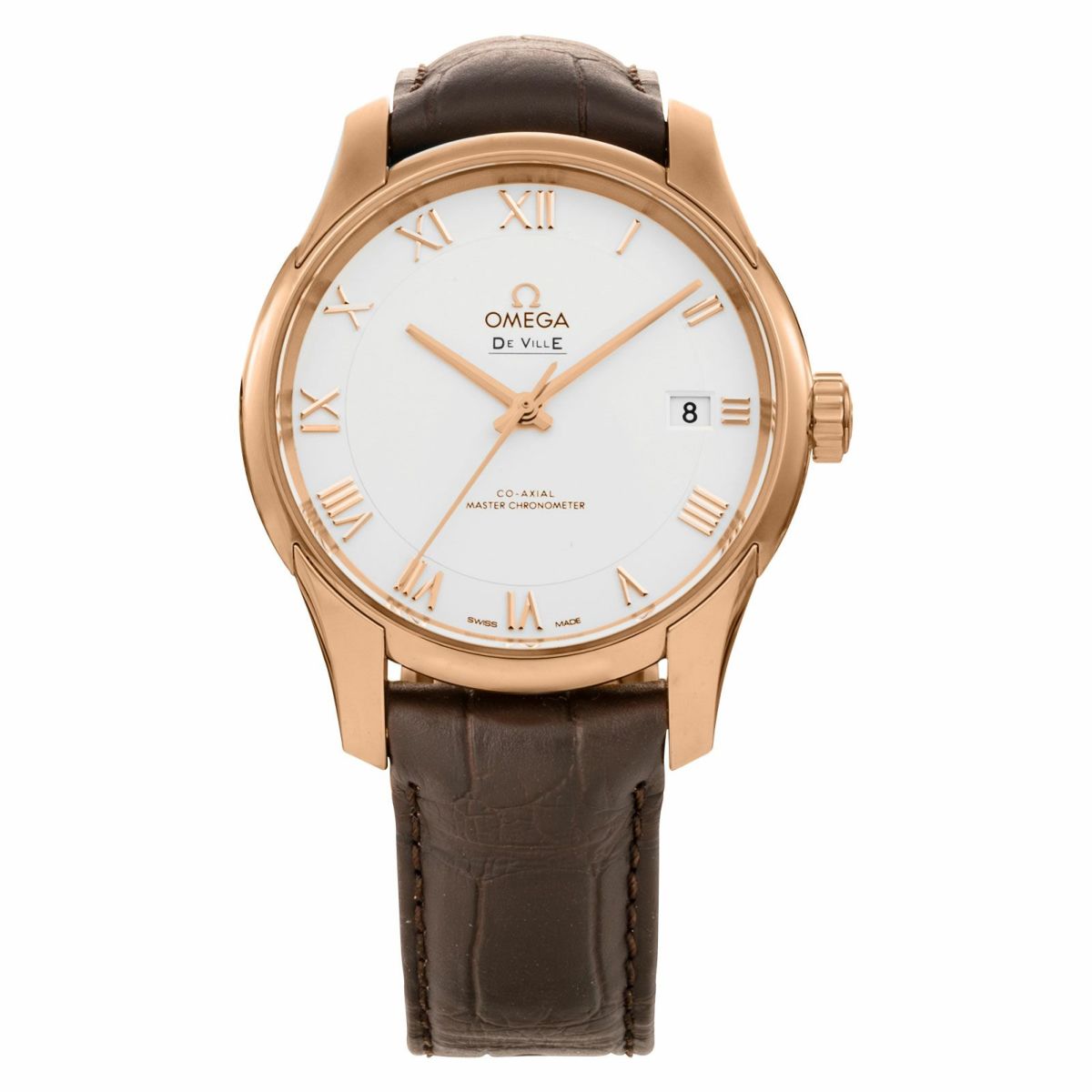 OMEGA オメガ 【OUTLET】 デ･ヴィル アワービジョン / 433.53.41.21.02.001<br>微細な傷あり<br>付属品なし<br>(箱無し/ベルト不良）