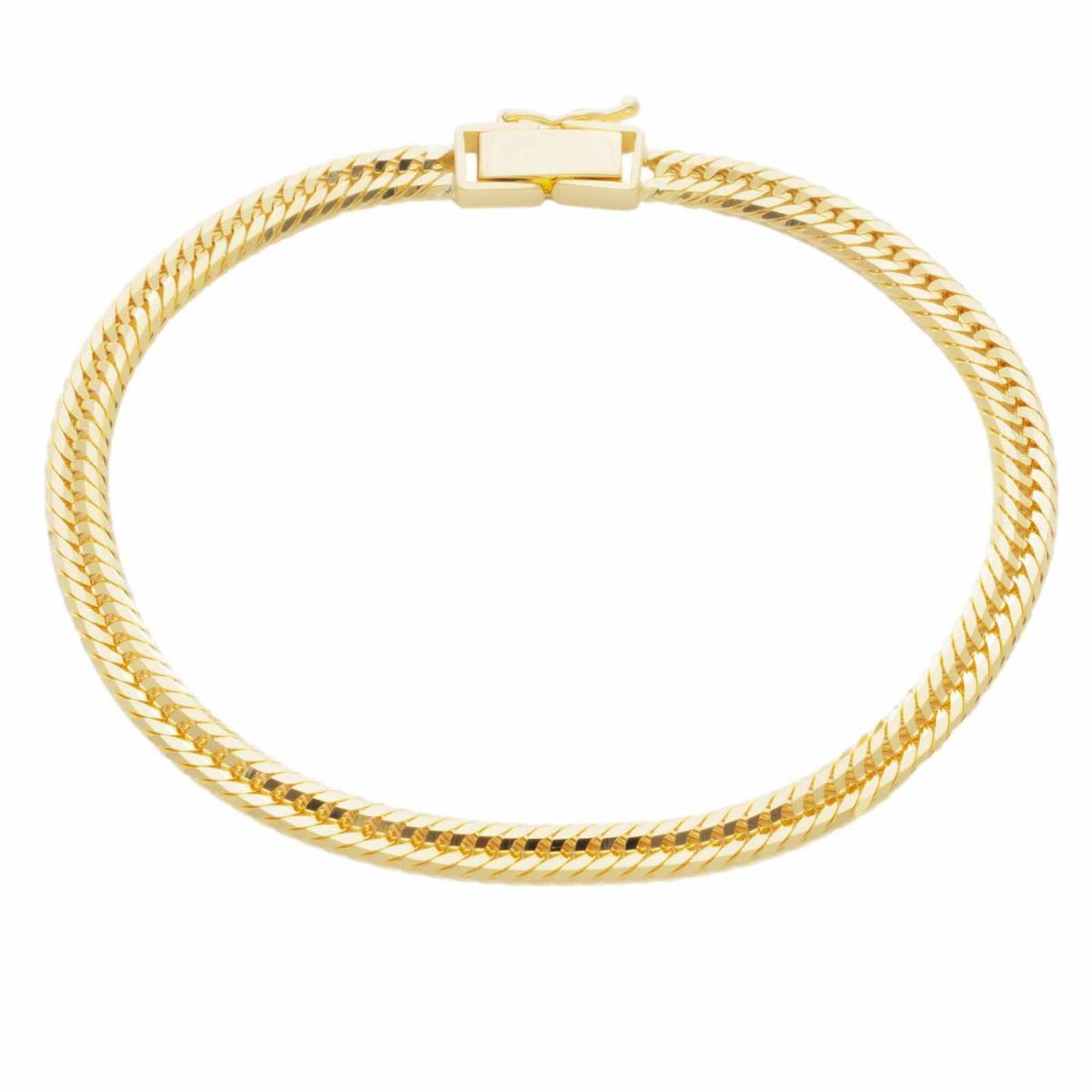 KIHEI 喜平<br>18金 イエローゴールド 12面トリプル 18cm 10g ブレスレット / KHI-K18-12T-18-10