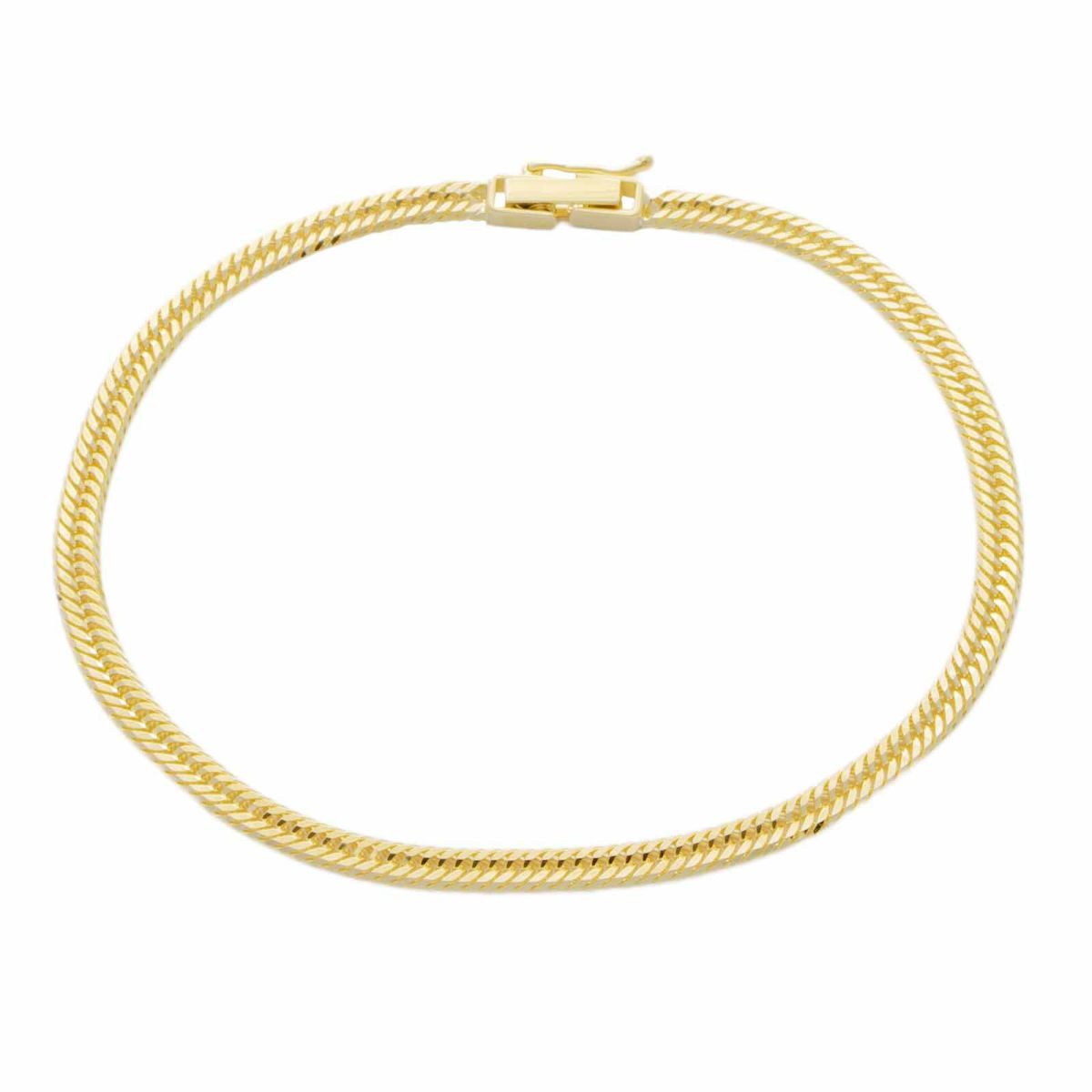 KIHEI 喜平<br>18金 イエローゴールド 12面トリプル 18cm 5g ブレスレット / KHI-K18-12T-18-5