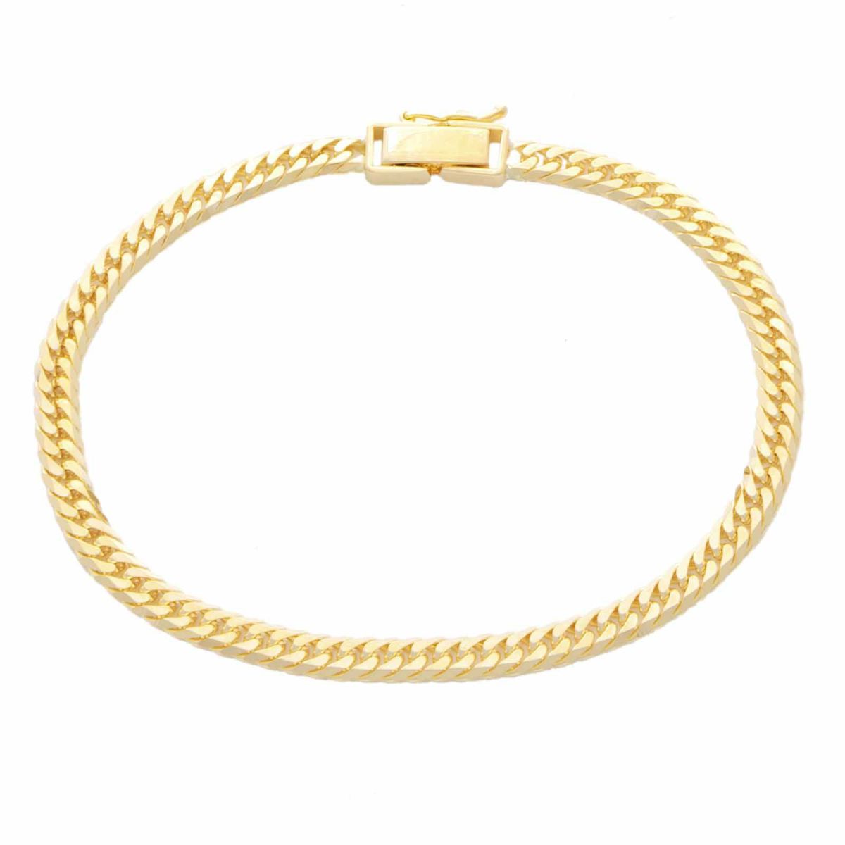 KIHEI 喜平<br>18金 イエローゴールド 6面ダブル 18cm 10g ブレスレット / KHI-K18-6W-18-10