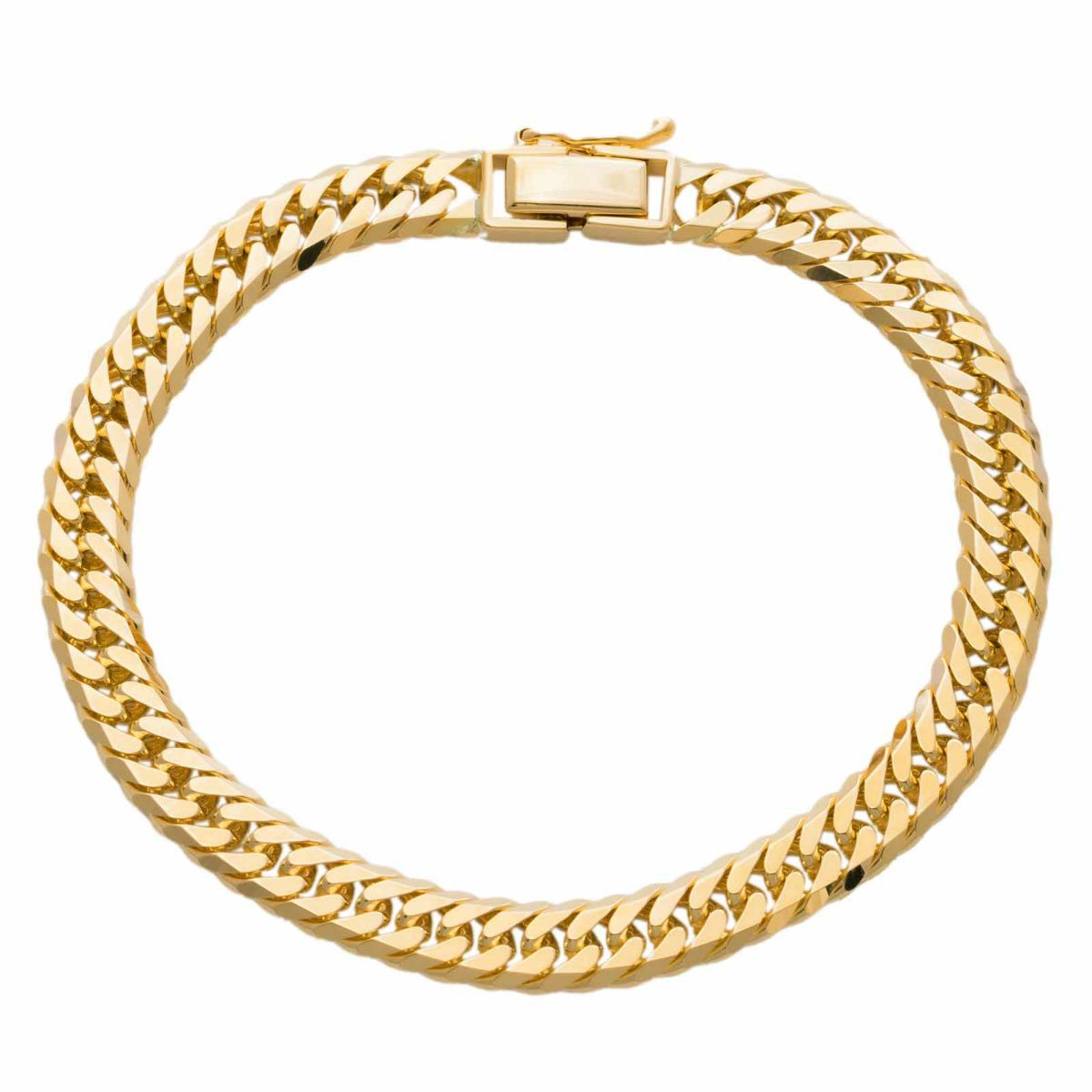 KIHEI 喜平<br>18金 イエローゴールド 6面ダブル 18cm 20g ブレスレット / KHI-K18-6W-18-20