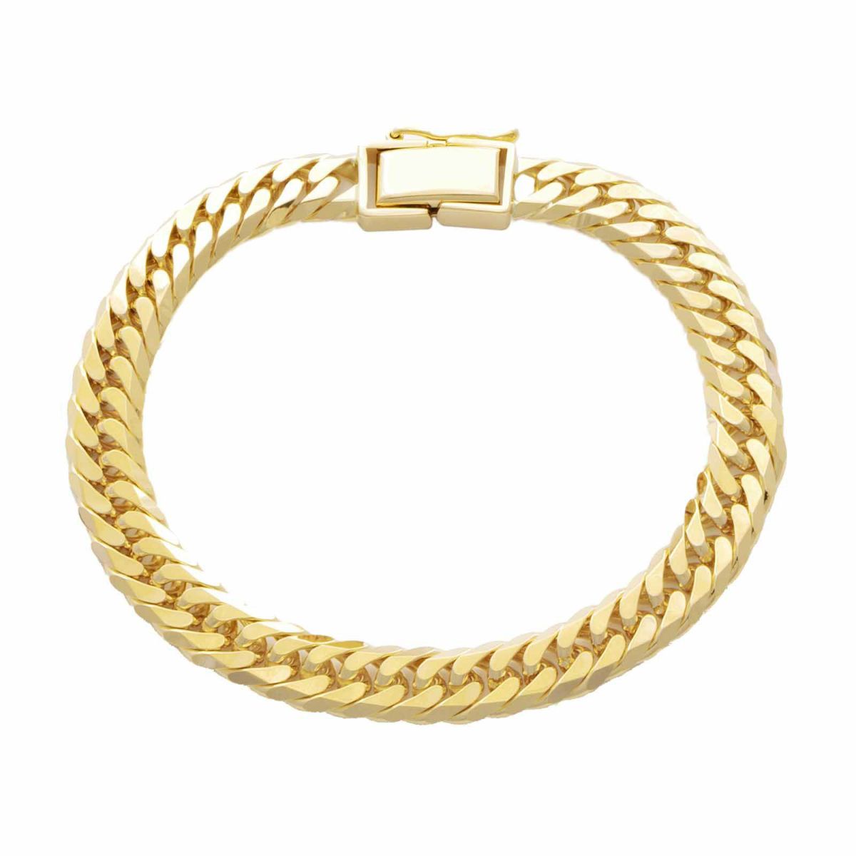 KIHEI 喜平<br>18金 イエローゴールド 6面ダブル 18cm 30g ブレスレット / KHI-K18-6W-18-30