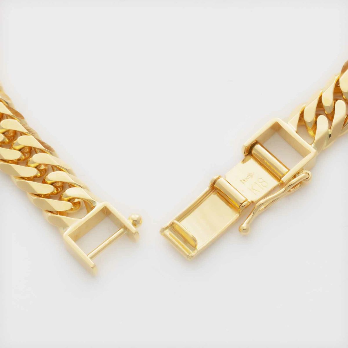 KIHEI 喜平<br>18金 イエローゴールド 6面ダブル 18cm 30g ブレスレット / KHI-K18-6W-18-30