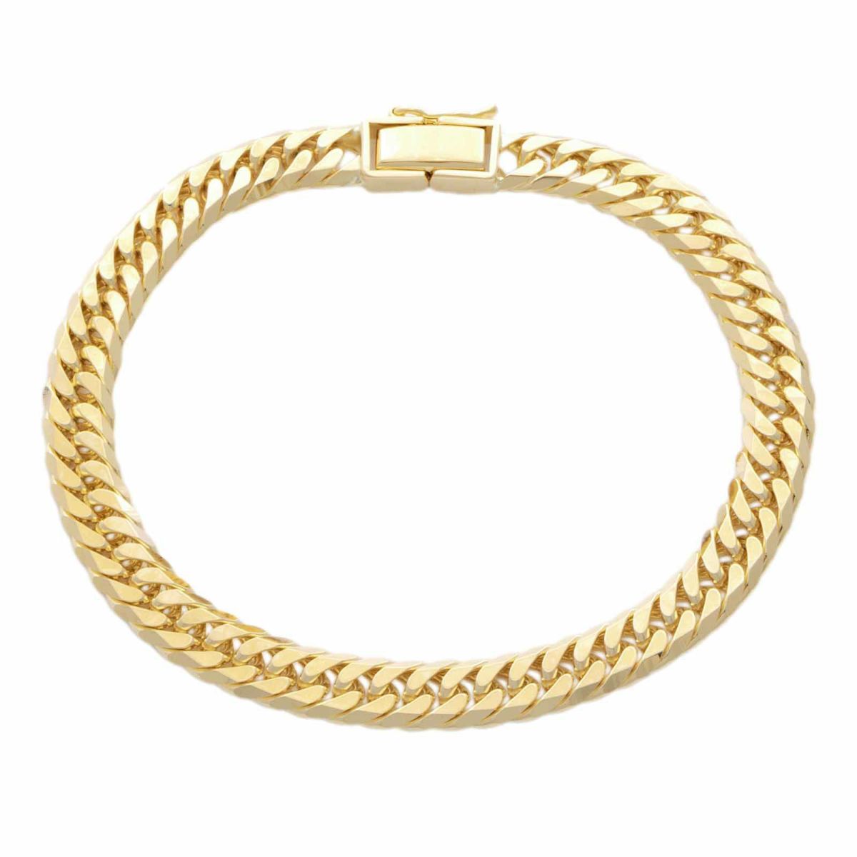 KIHEI 喜平<br>18金 イエローゴールド 6面ダブル 20cm 30g ブレスレット / KHI-K18-6W-20-30