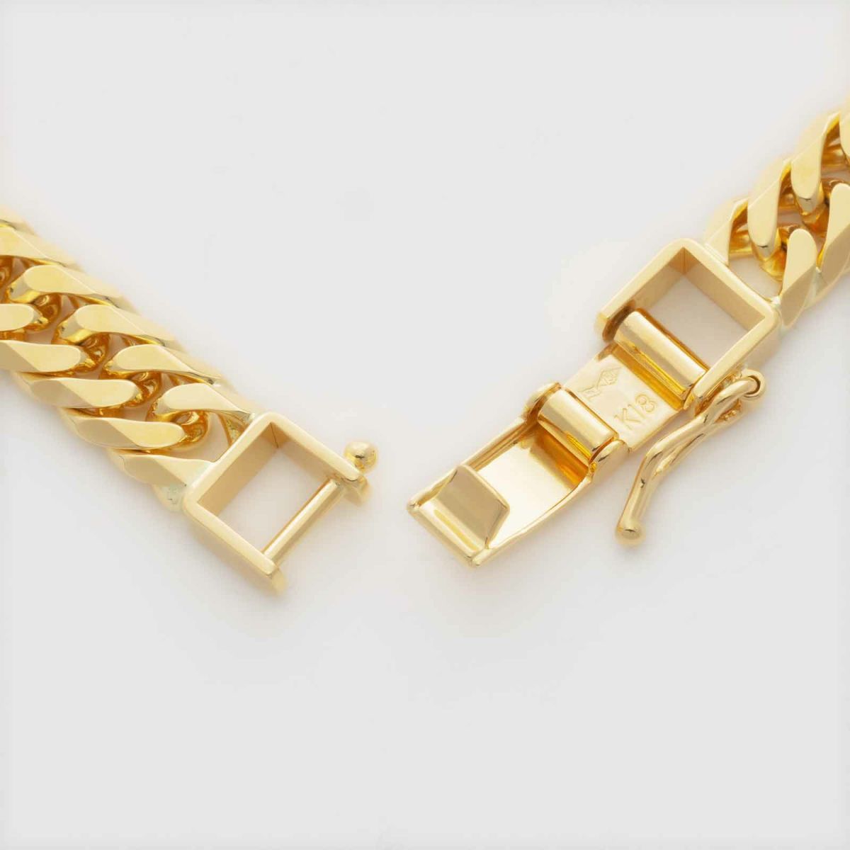 KIHEI 喜平<br>18金 イエローゴールド 6面ダブル 20cm 30g ブレスレット / KHI-K18-6W-20-30