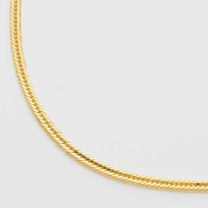 送料無料・返品可♪喜平 ネックレス 12面トリプルチェーン K18 26.8g 45cm 中折れ式金具 A+♪ 約20g 約30g