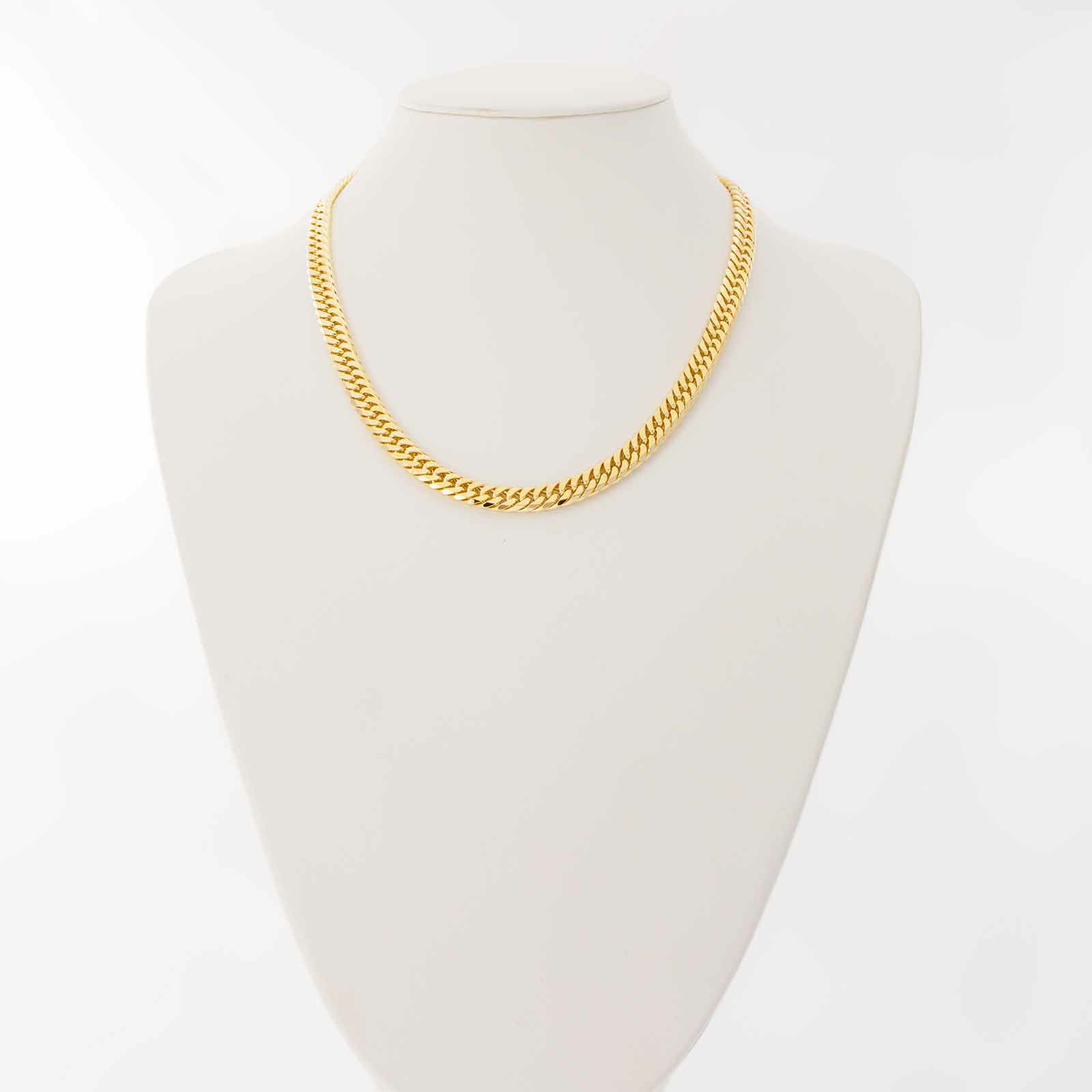 KIHEI 喜平<br>18金 イエローゴールド 6面ダブル 50cm 100g ネックレス / KHI-K18-6W-50-100