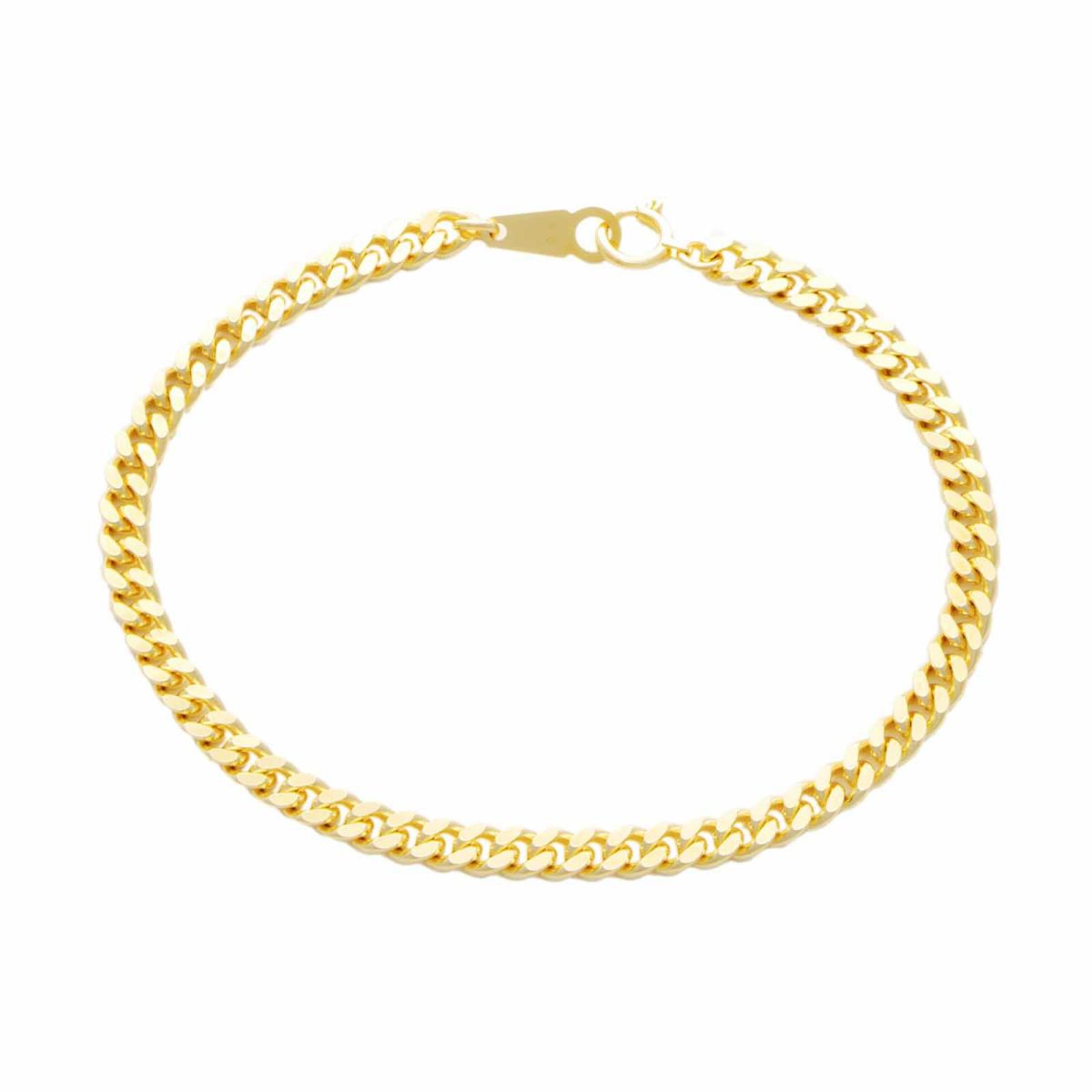 KIHEI 喜平<br>18金 イエローゴールド 2面シングル 18cm 10g ブレスレット / KHI-K18-2S-18-10