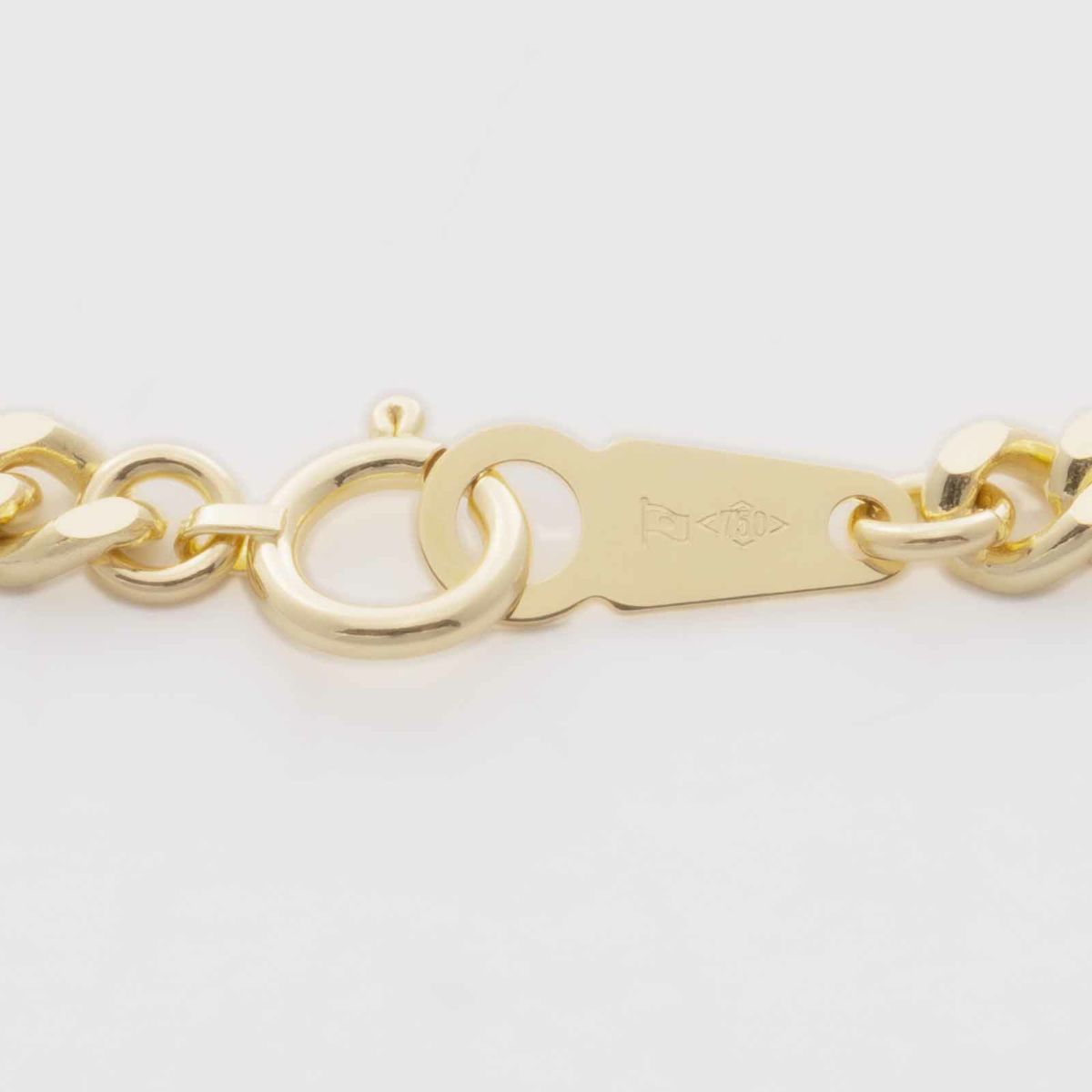KIHEI 喜平<br>18金 イエローゴールド 2面シングル 18cm 10g ブレスレット / KHI-K18-2S-18-10