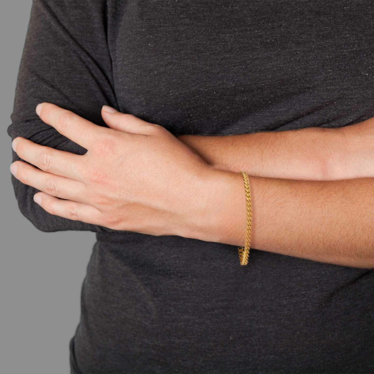 KIHEI 喜平<br>18金 イエローゴールド 2面シングル 20cm 20g ブレスレット / KHI-K18-2S-20-20