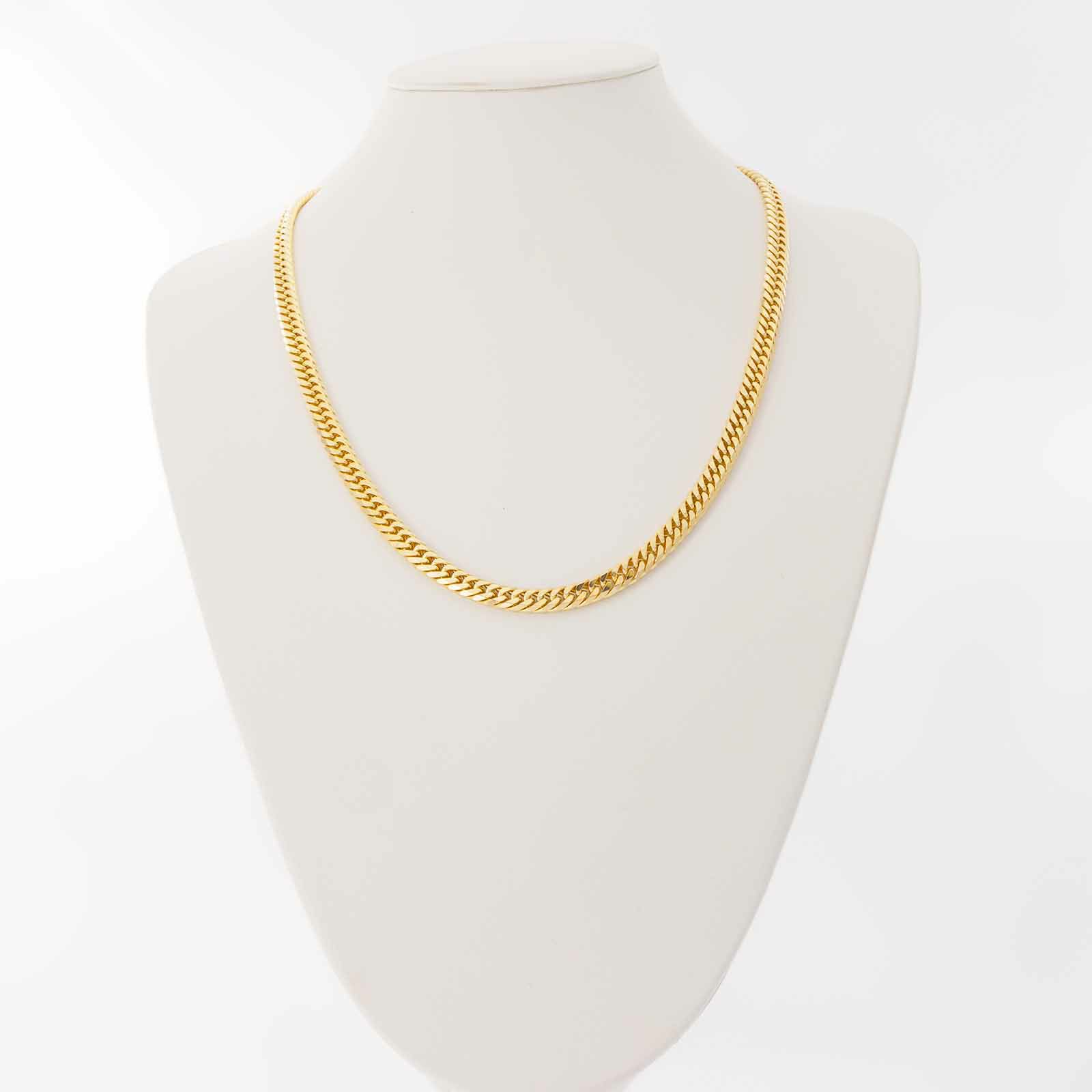 KIHEI 喜平<br>18金 イエローゴールド 6面ダブル 60cm 100g ネックレス / KHI-K18-6W-60-100