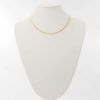 KIHEI 喜平<br>18金 イエローゴールド 2面シングル 45cm 10g ネックレス / KHI-K18-2S-45-10