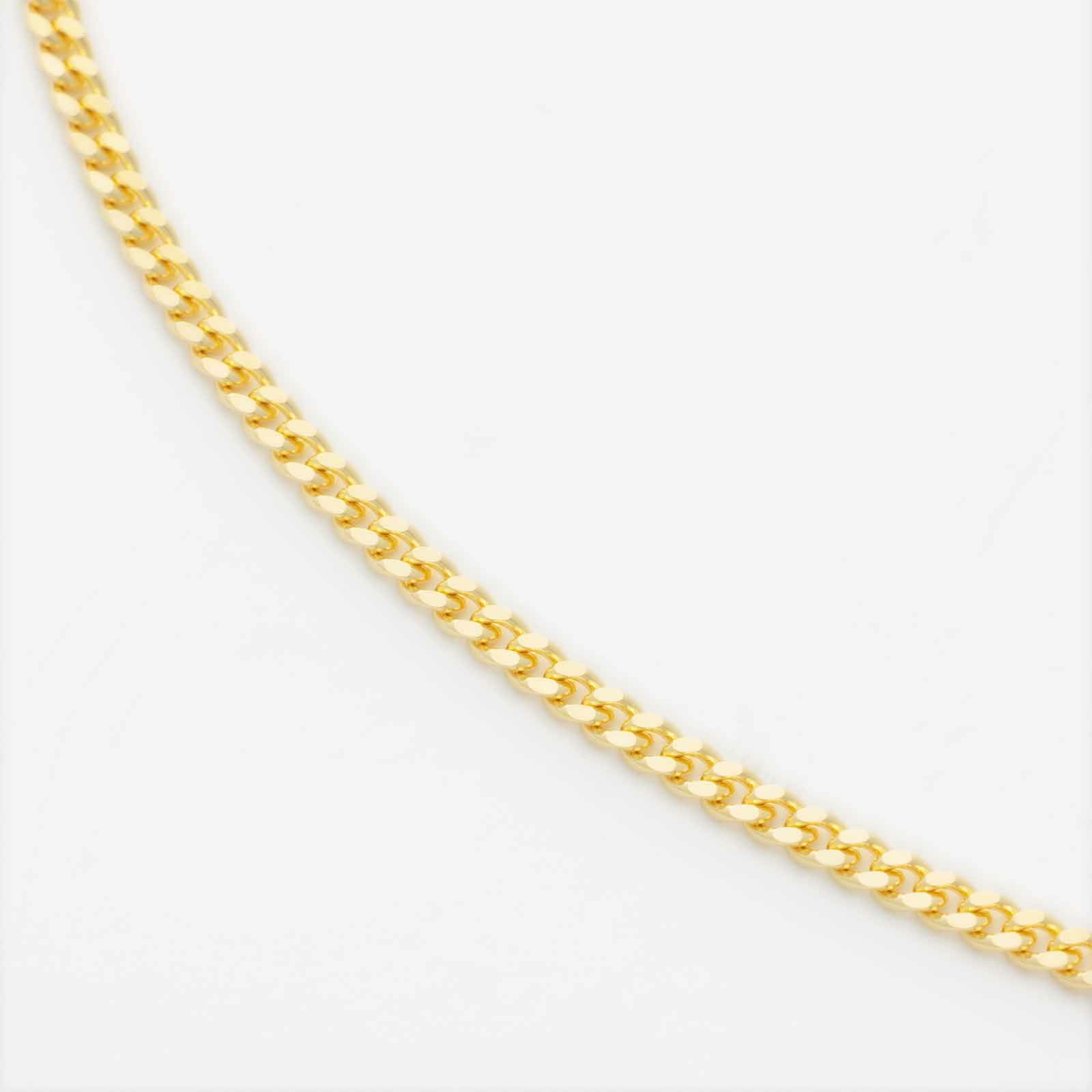 KIHEI 喜平<br>18金 イエローゴールド 2面シングル 50cm 10g ネックレス / KHI-K18-2S-50-10