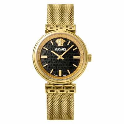 Amazon | [ヴェルサーチェ] 腕時計 Watch SPORTY GRECA ブラック